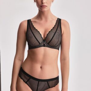 Biustonosz alles chita m bralette czarny