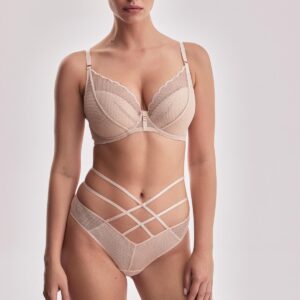 Biustonosz alles chita p-up beż